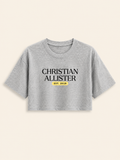 Christian Allister Cropped Loose Fit Shirt. The made men series, the maddest obsession merch, dark romance merch
