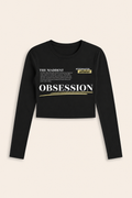 christian allister Cropped long sleeve. The made men series, the maddest obsession merch, dark romance shirt 
