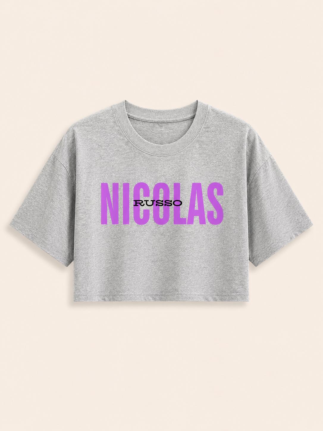 nico russo Cropped Loose Fit Shirt. The made men series, the sweetest oblivion merch, dark romance shirt 