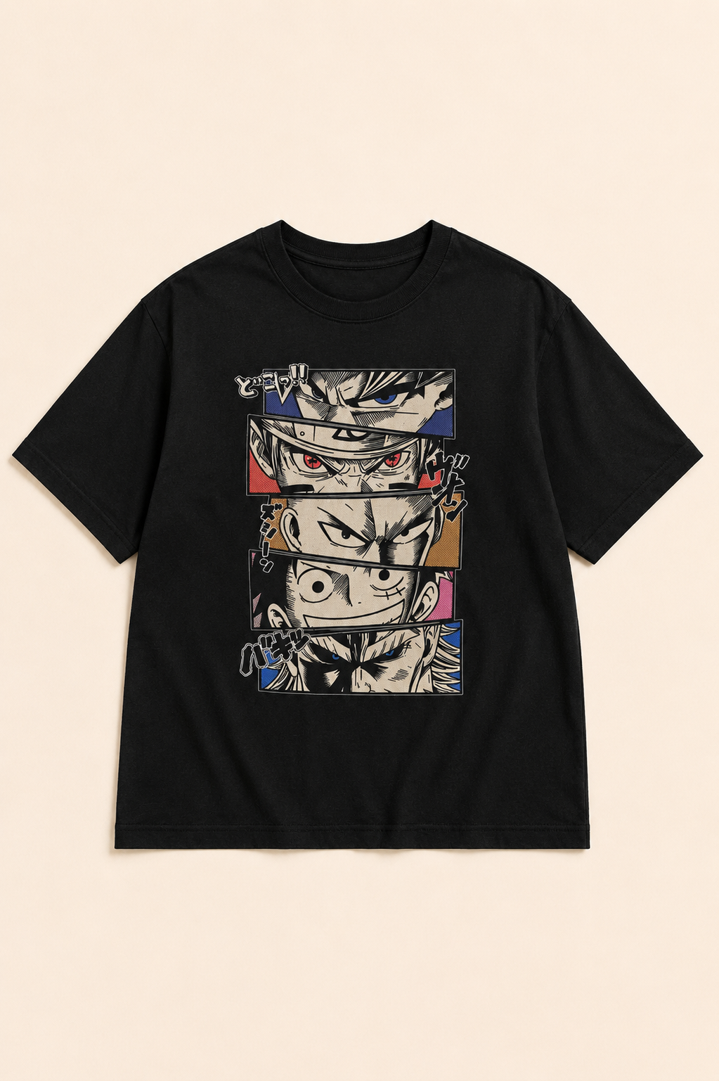 Multiple Anime Oversize T-Shirt