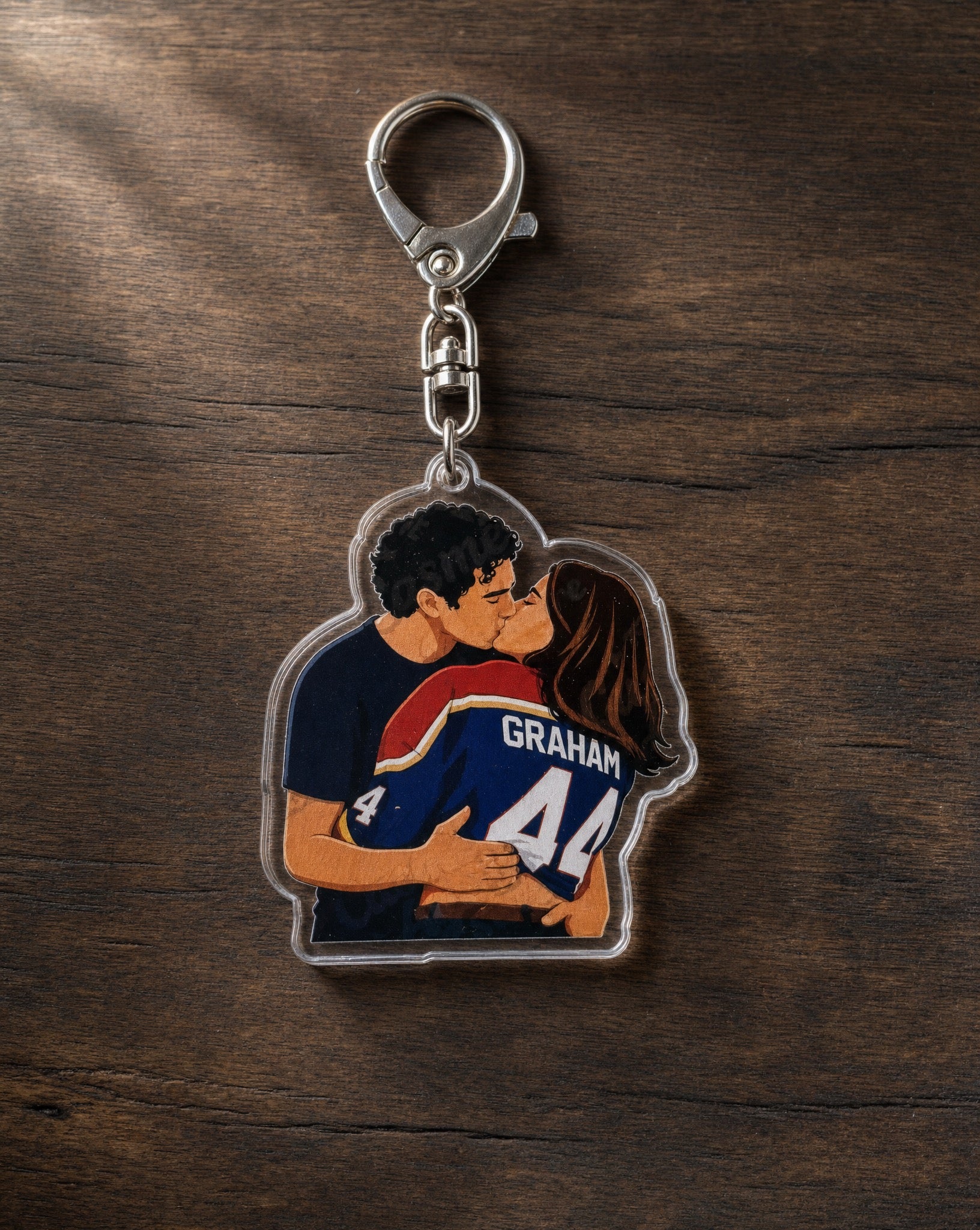 ICE HOCKEY SCHLÜSSELANHÄNGER | Briar University | Graham Double Sided Keychain | Ice Hockey Romance Acrylic Keychain | Booklover Gift | Garret Graham Merch | Off Campus Merch |  Off Campus Keychain |  